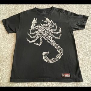 WWE Scorpion Sting Authentic Wrestling Shirt Black Mens Large